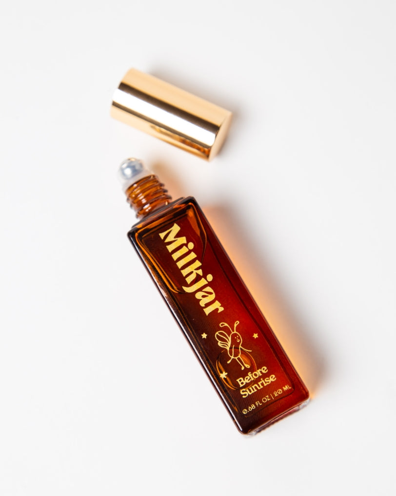 Milk Jar Perfume Roller - Before Sunrise – Wilde and Sparrow