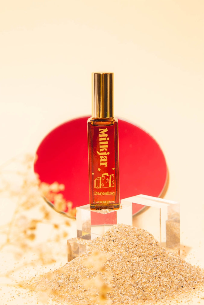 Milk Jar Perfume Roller - Darjeeling – Wilde and Sparrow