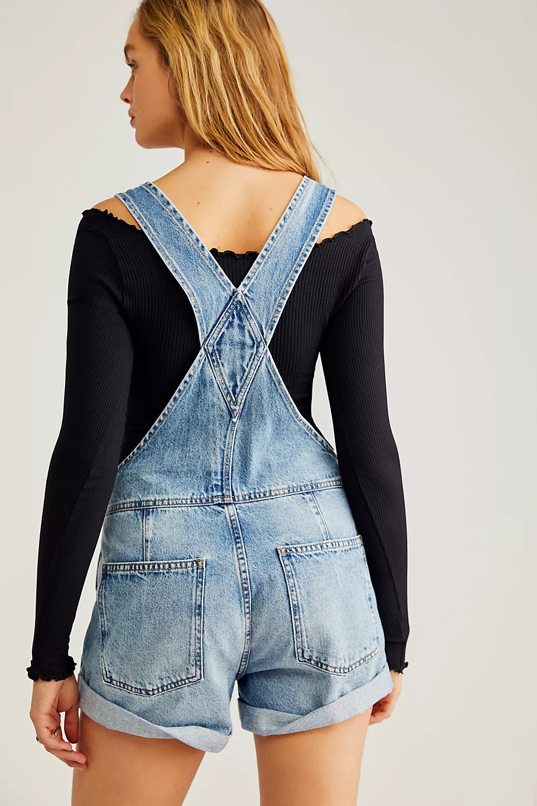 Free people deals shortalls